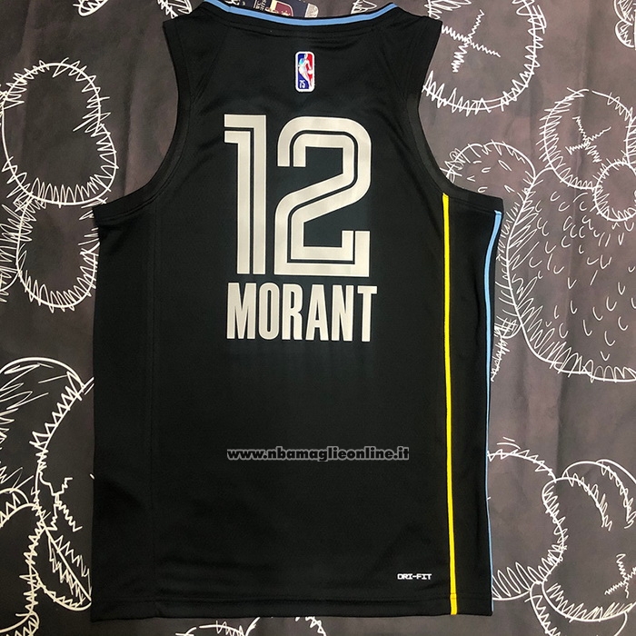 Maglia Memphis Grizzlies Ja Morant #12 Select Series Nero